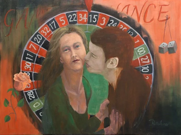  Game of Chance  30" x 40" $2200