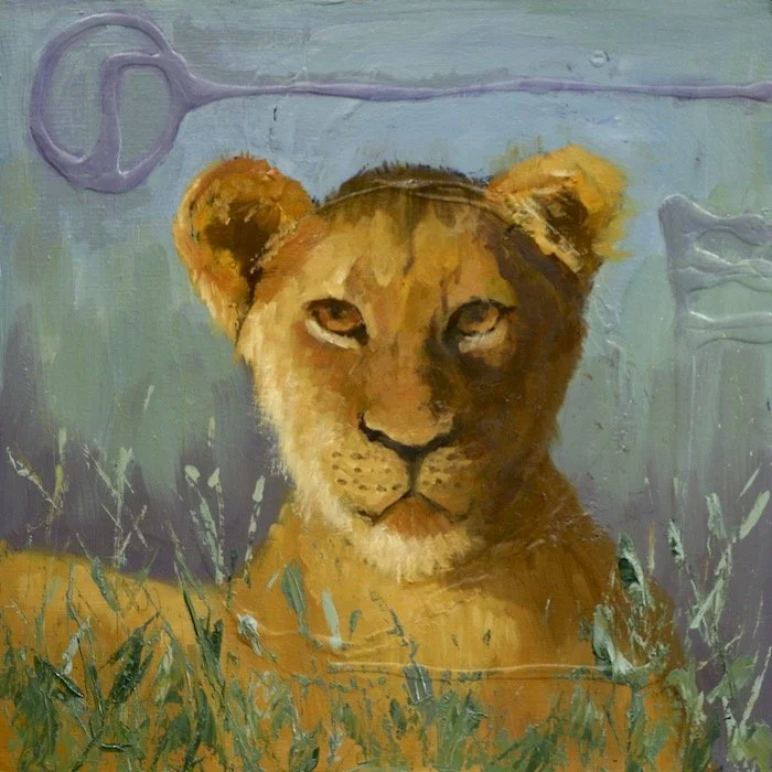 Lion 10" x 10"