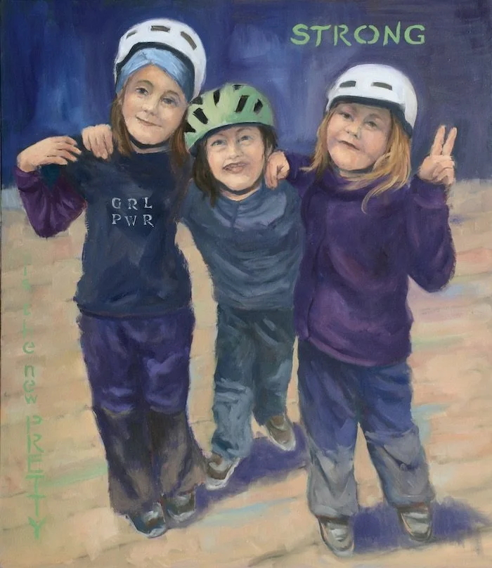  Strong is the New Pretty  30"x26" $1600
