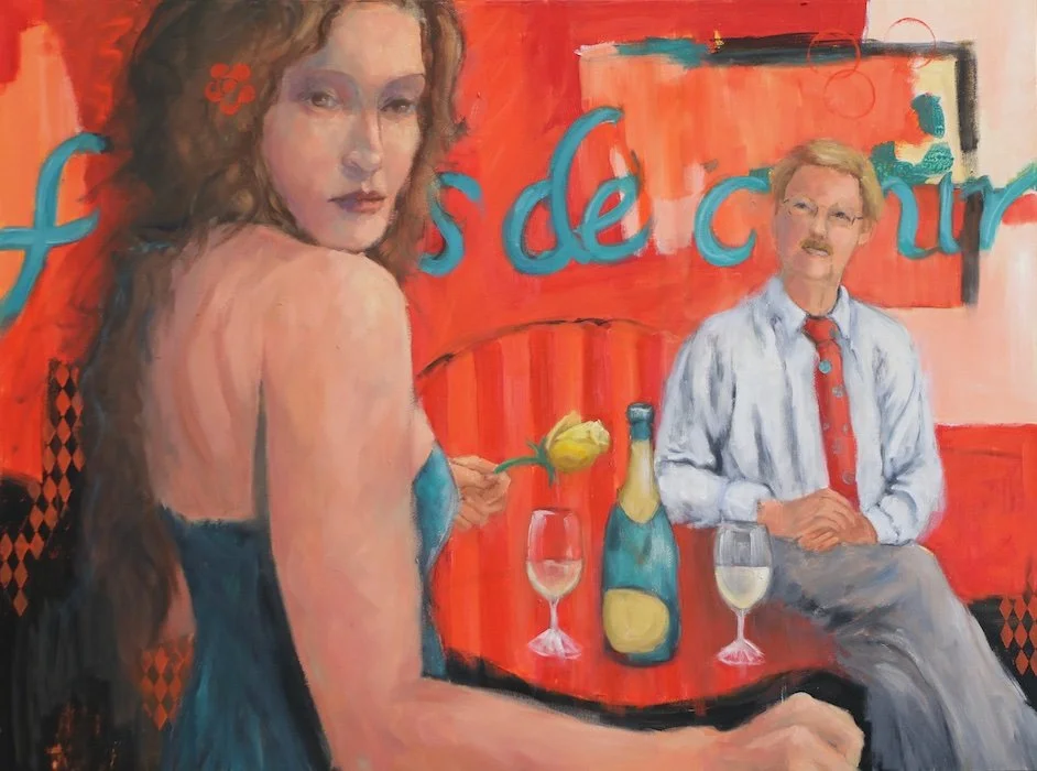  Affaires de Coeur  30"x40" $2200