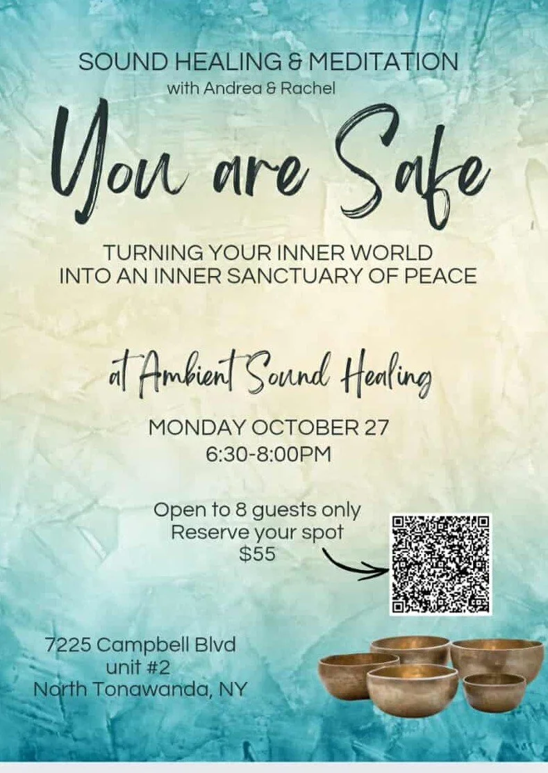 You Are Safe: Journey deep, guided by sound and story (a collaboration with Andrea Mccarthy)