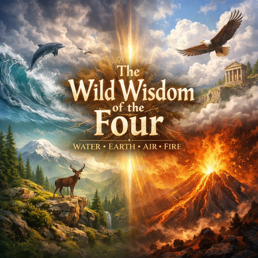 The Wild Wisdom of the Four:  Water, Earth, Air, Fire    