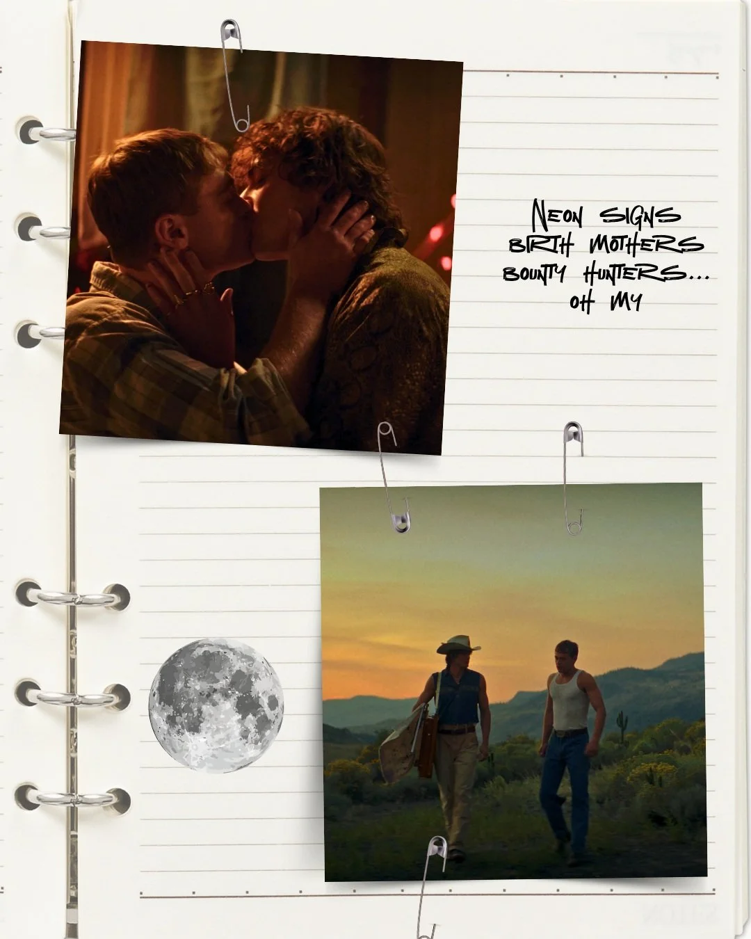 Cliff spends his days making neon signs, obsessing over his ex-boyfriend, and sparring with his therapist. His world is upended when a woman arrives, claiming to be his birth mother, followed by Bailey, a bounty hunter who warns Cliff that nothing is