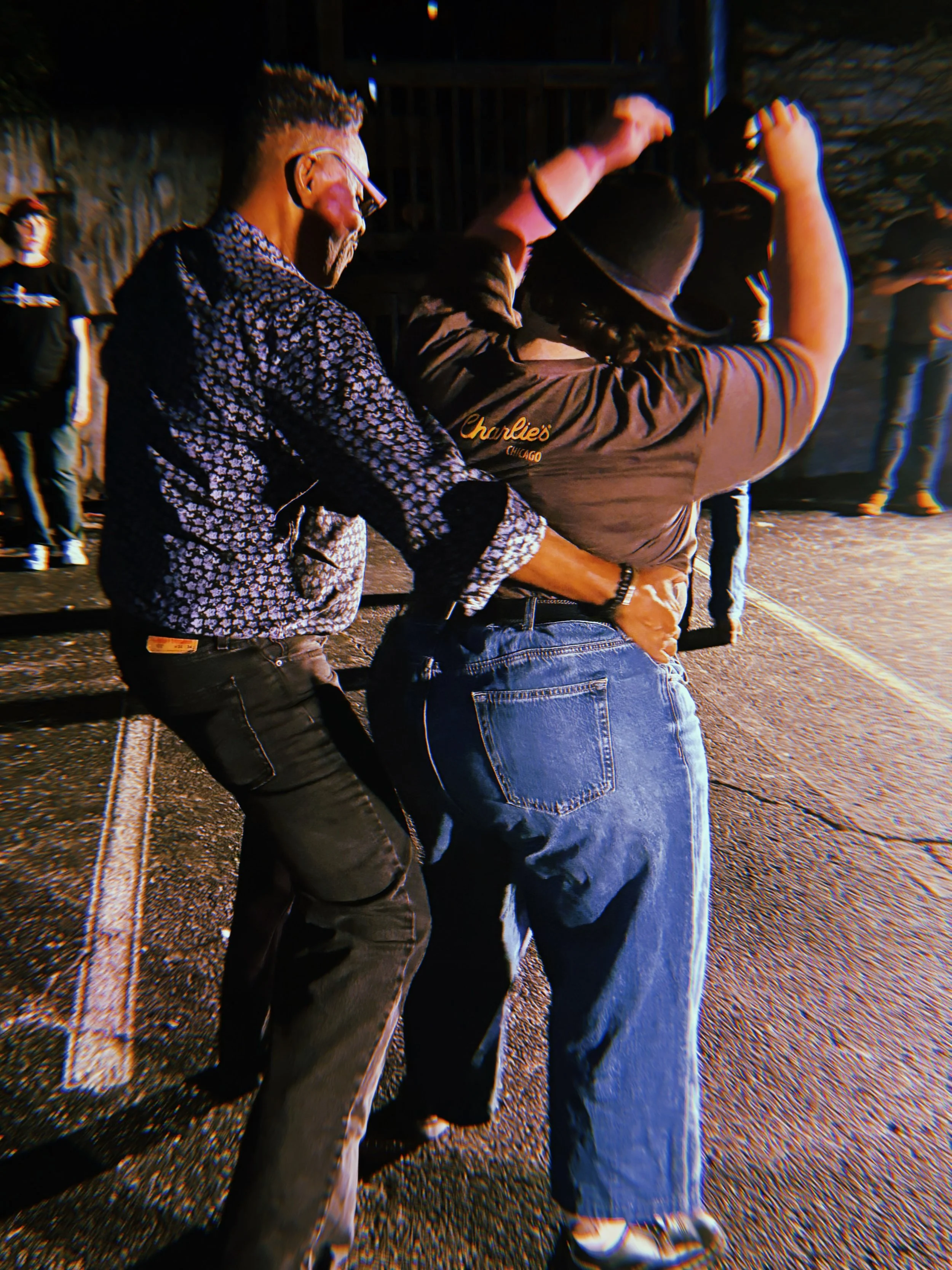 last night at Reeling44 🤠 we screened &ldquo;Last Dance at the Sundance Stompede&rdquo; to (another) sold out crowd&mdash;then we took the party to the parking lot and line danced under the Chicago stars!

thanks to @sccda @firebrandbysccda &amp; @c