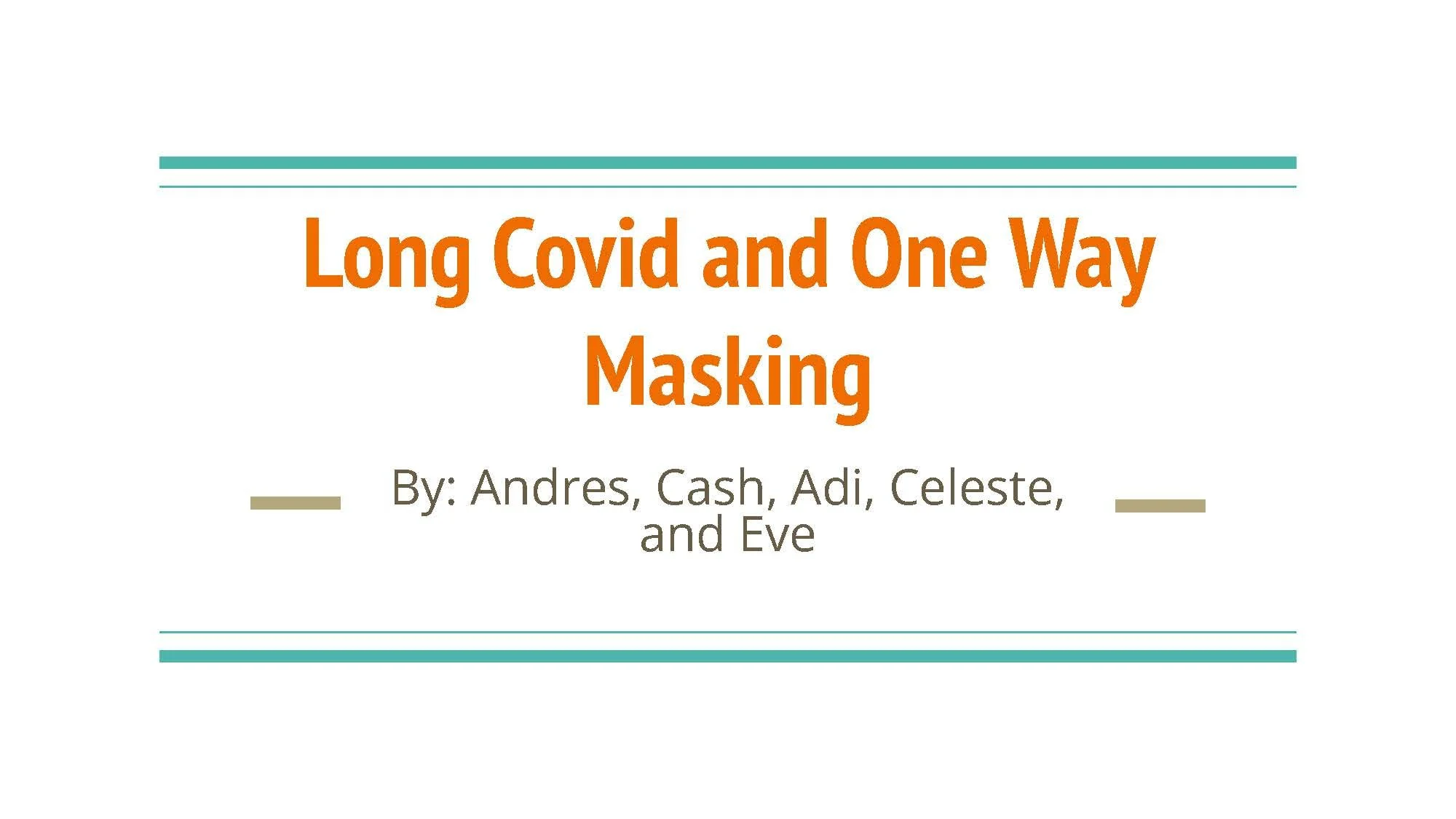 Long Covid and One Way Masking — Protect Your Hood NM