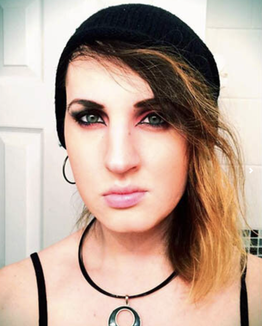 After photo of Monica's client who has an edgy style