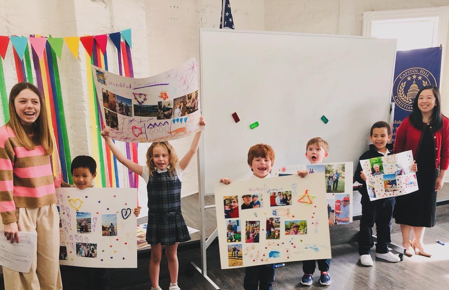 Grandparents day! 🎉 We had fun learning about and presenting on our grandparents. The students got to interview their grandparents and then tell us what they learned! And we learned about how we honor God when we honor our family, especially when He