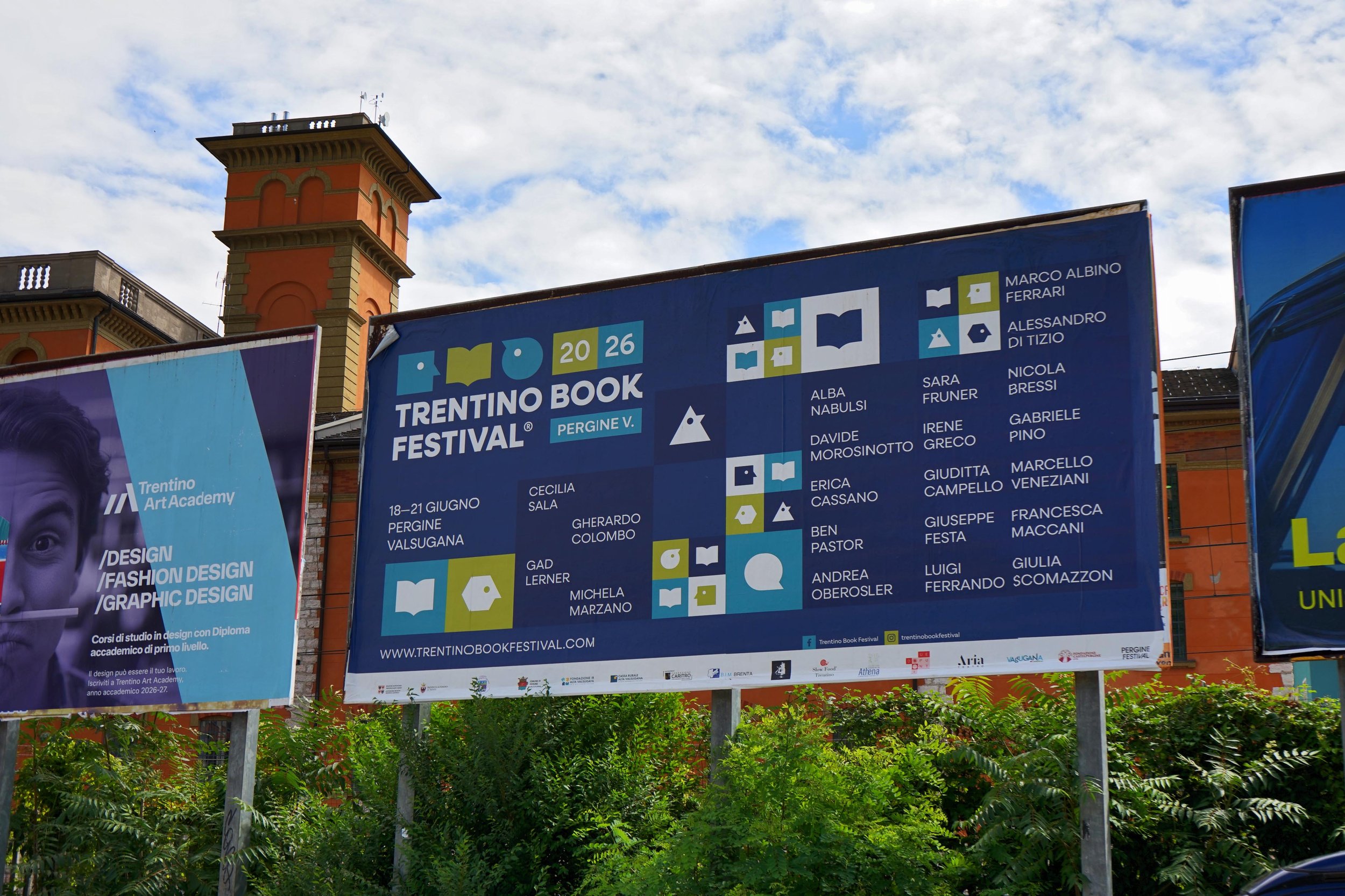 Logo Brand identity Trentino Book Festival logo design brand identity branding