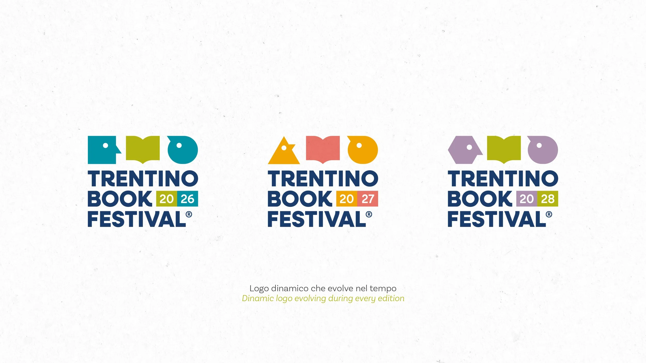 Logo Brand identity Trentino Book Festival logo design brand identity branding