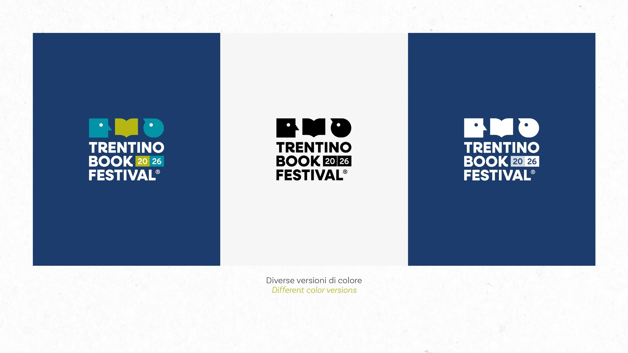 Logo Brand identity Trentino Book Festival logo design brand identity branding