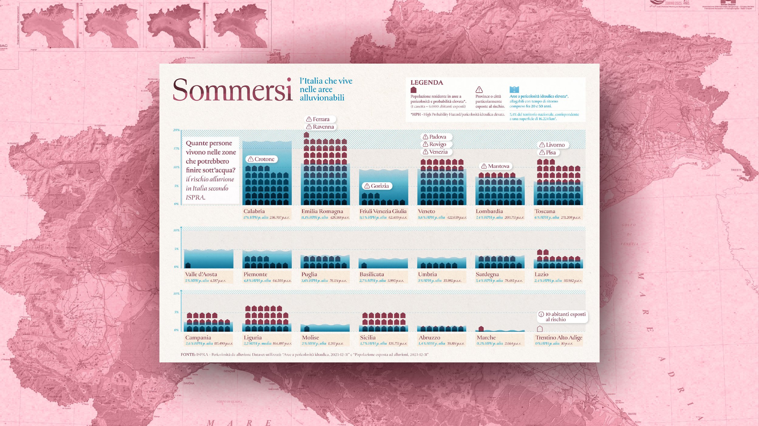 Data visualization ISPRA infografica visualization design visualizzazione dati