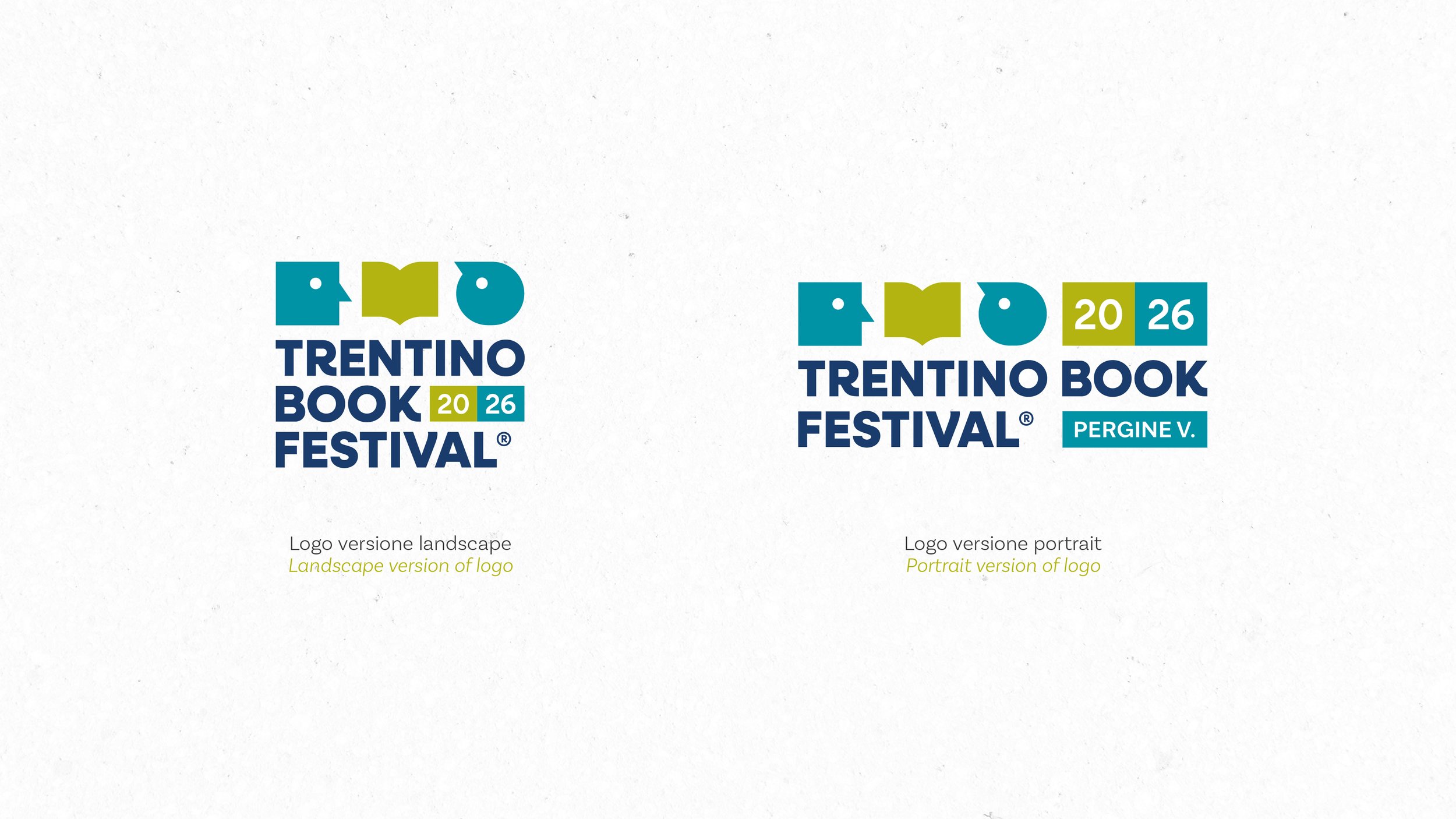Logo Brand identity Trentino Book Festival logo design brand identity branding