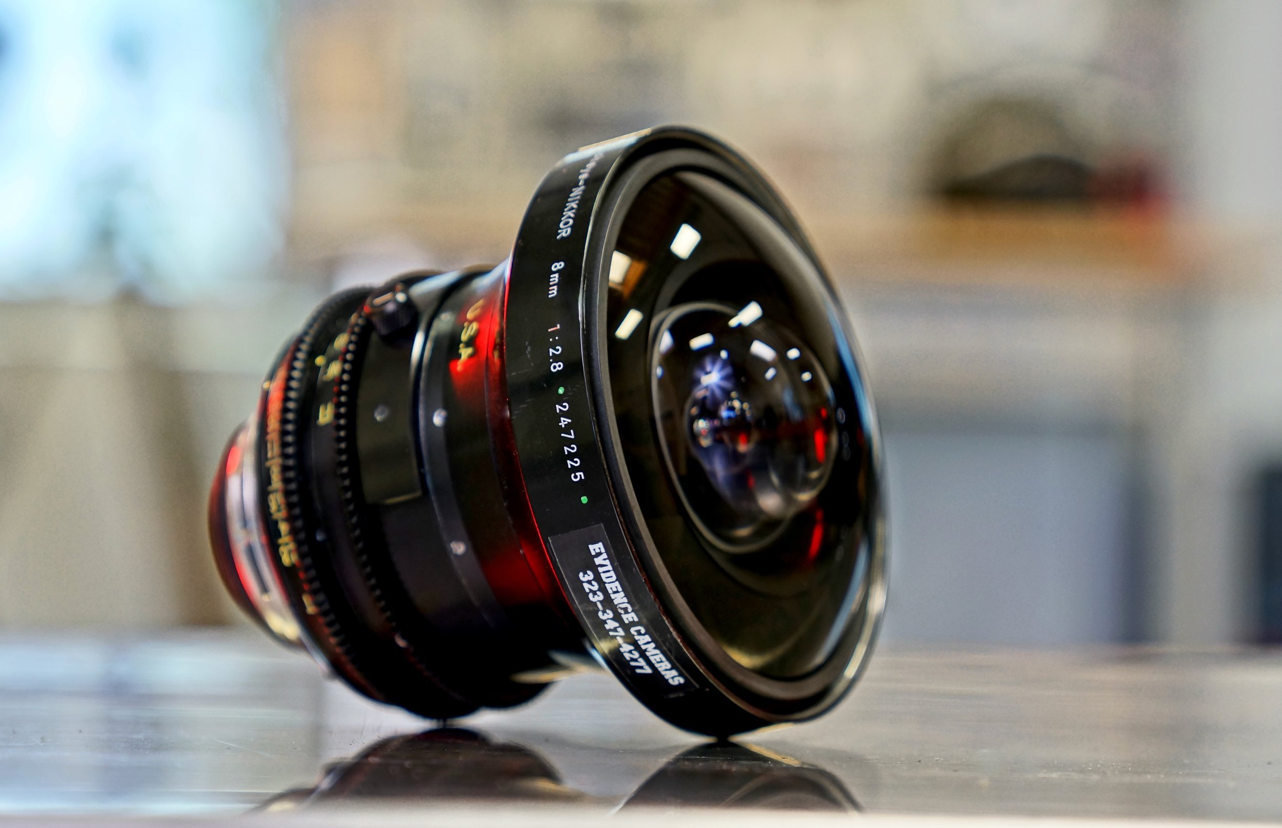 NIKKOR 8mm T2.8 — EVIDENCE CAMERAS | motion picture camera NIKKOR 8mm T2.8 — EVIDENCE CAMERAS | motion picture camera