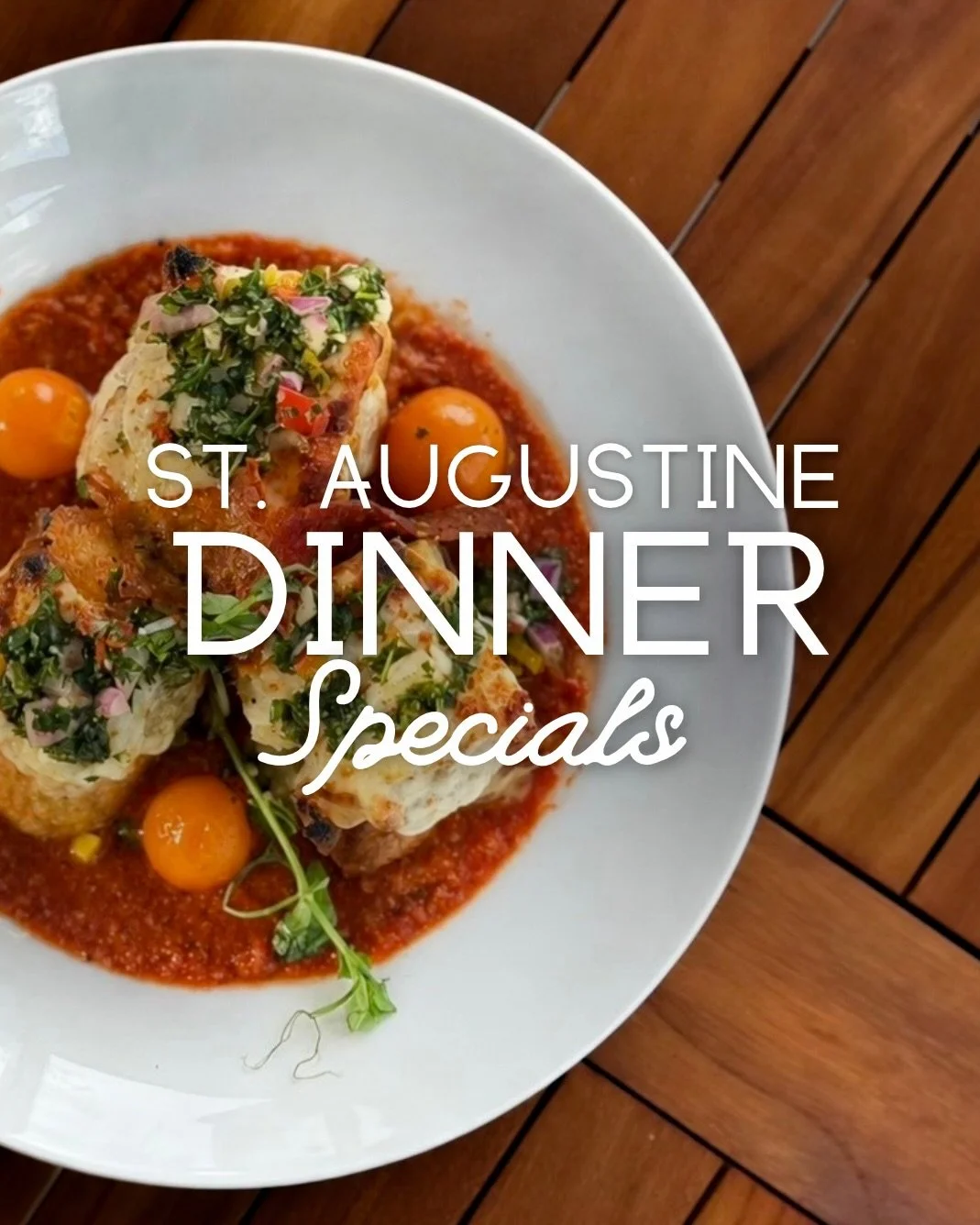Weekend dinner plans?

Join us Thursday-Sunday from 5-8:30 PM to get a taste of this week&rsquo;s dinner specials! 

Butcher&rsquo;s Cut crafted in collaboration with @chopshopsta artisan butchers 

Available in STA only. Book your table through the 