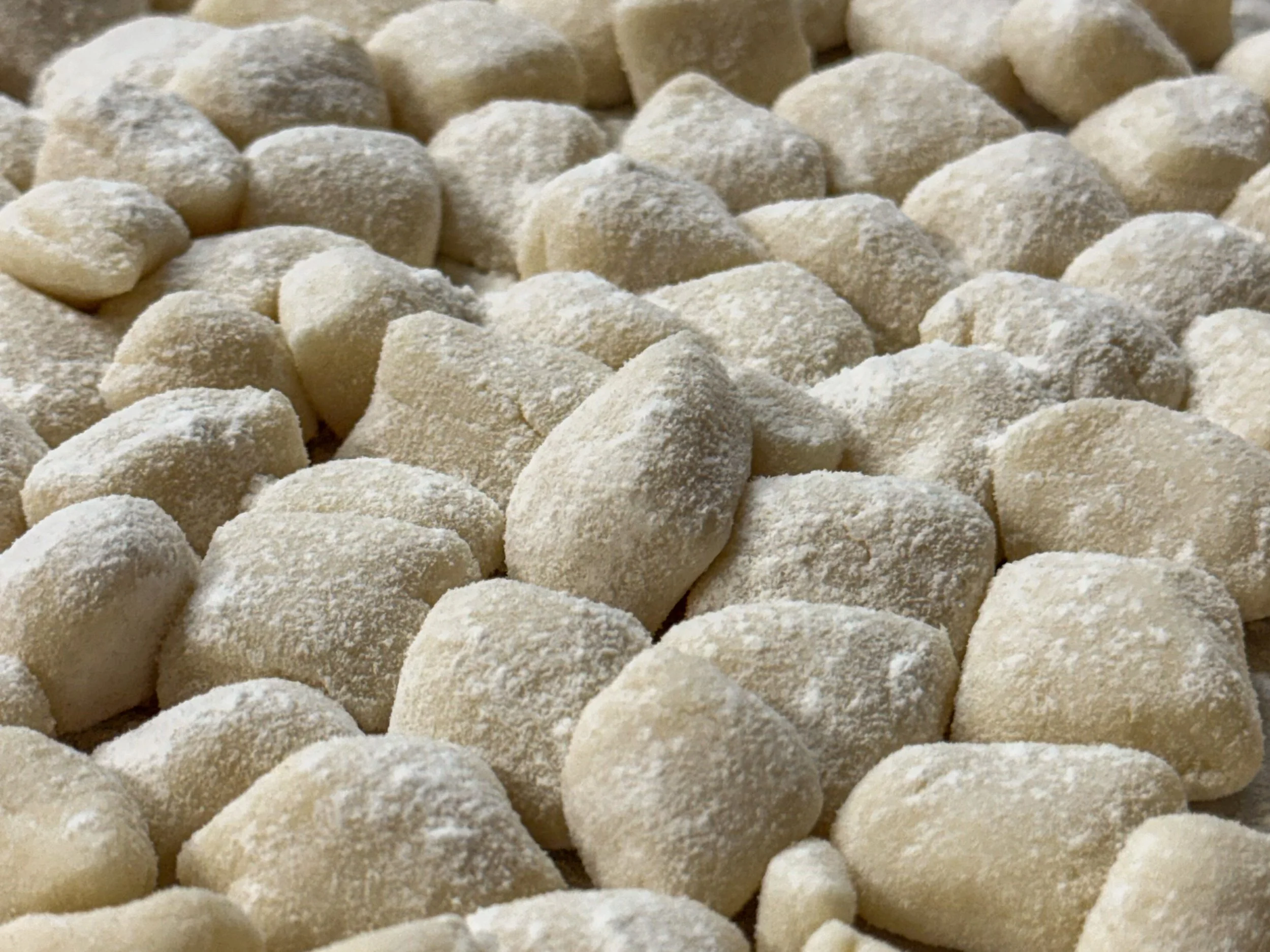 Hand rolled gnocchi