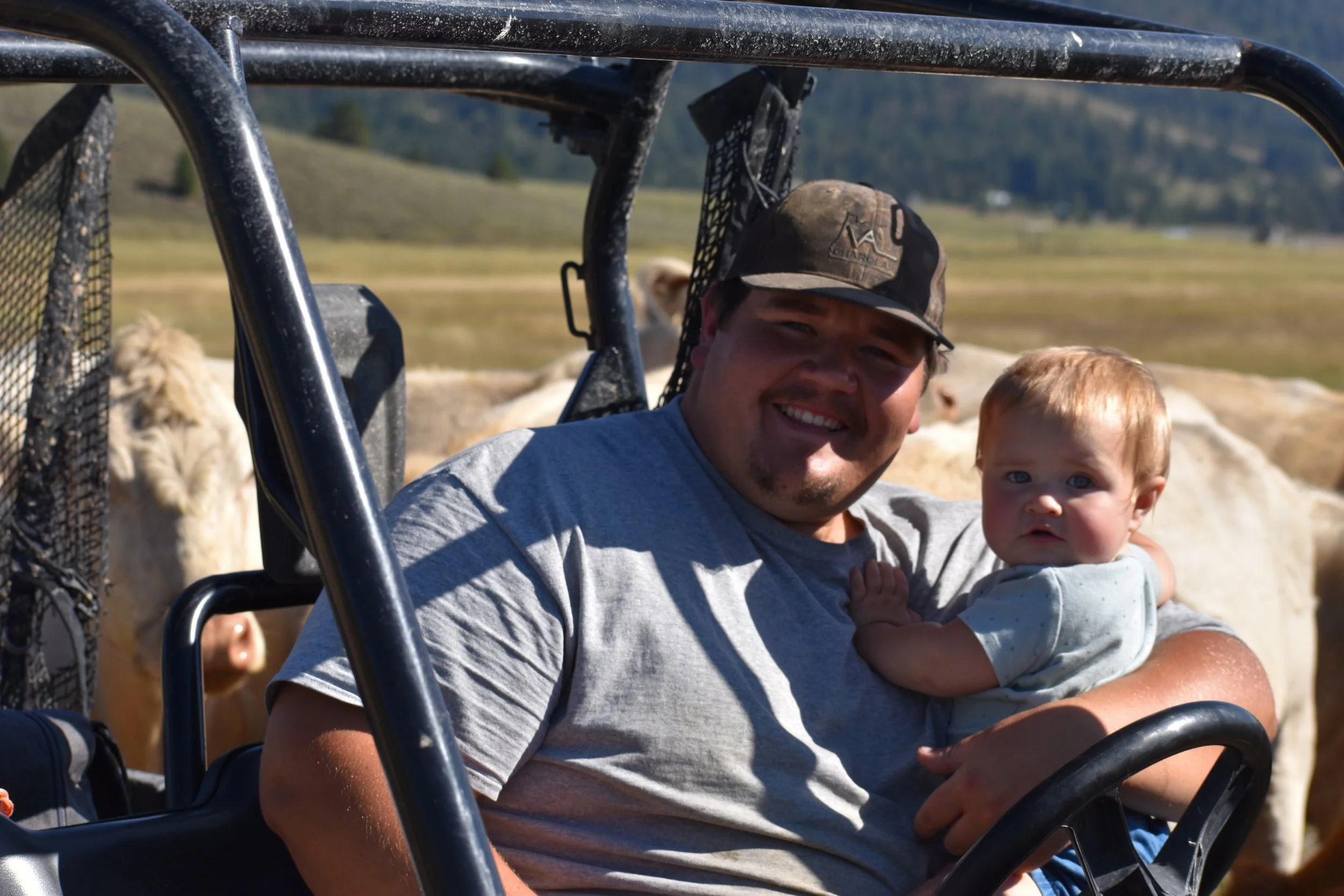 True and Blair Checking cows.JPG