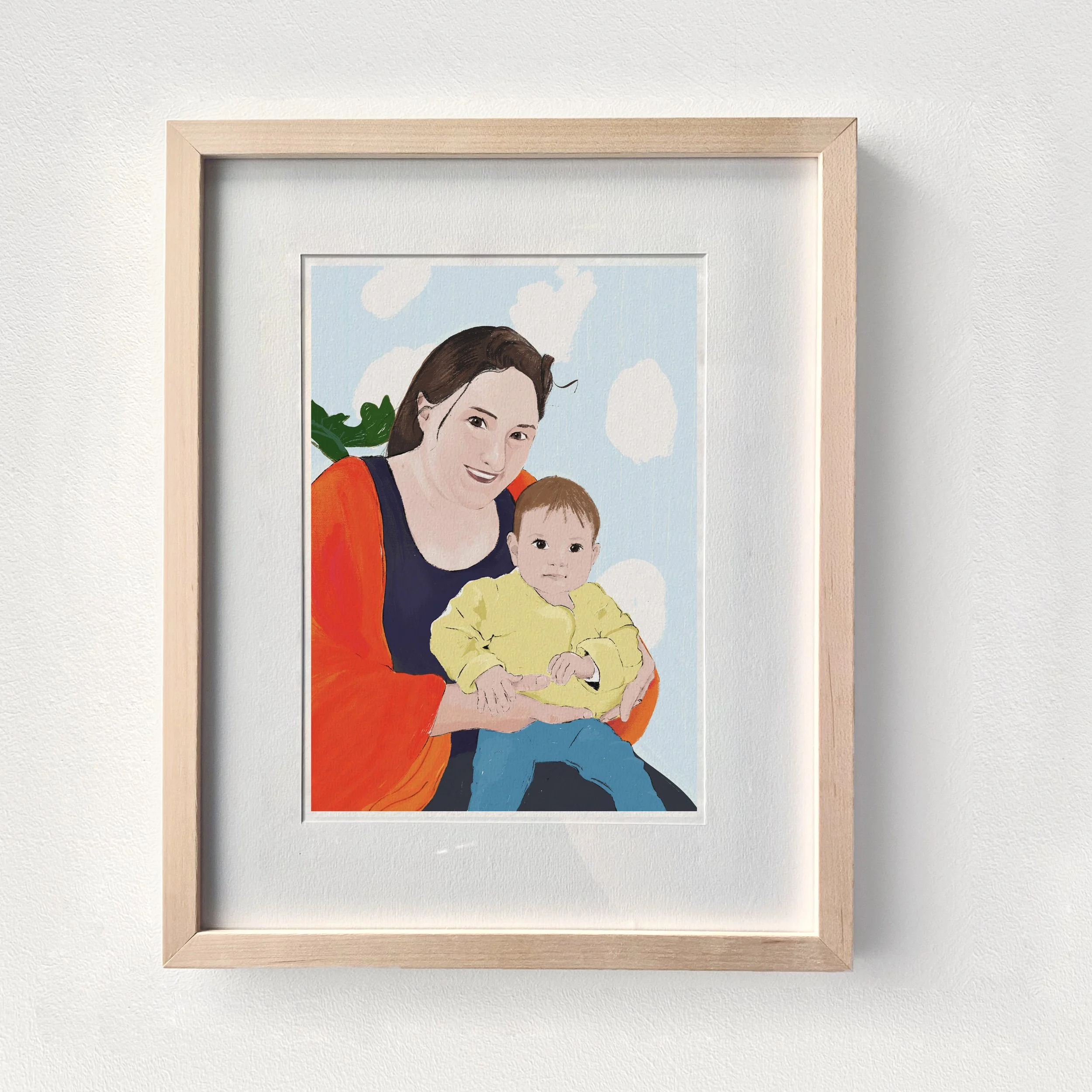 Portret meter en metekind