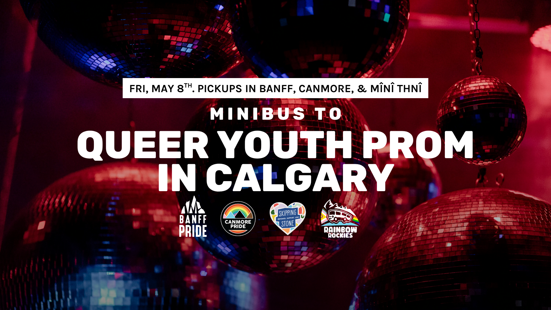 Minibus to Queer Youth Prom in Calgary