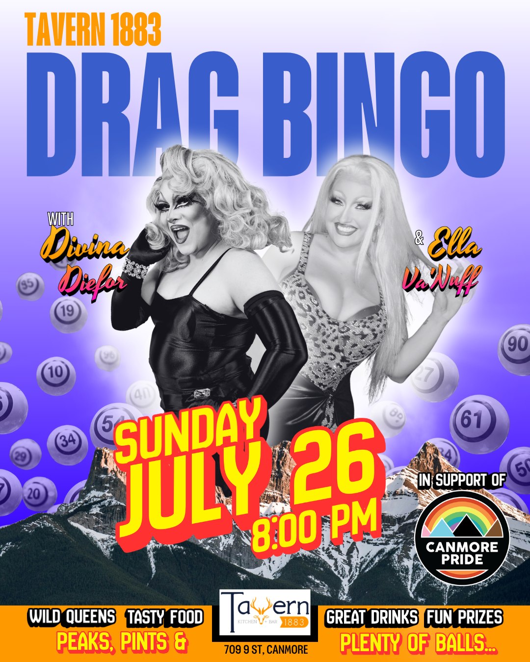 DRAG BINGO with Divina Diefor & Ella Va'Nuff @ Tavern 1883 By