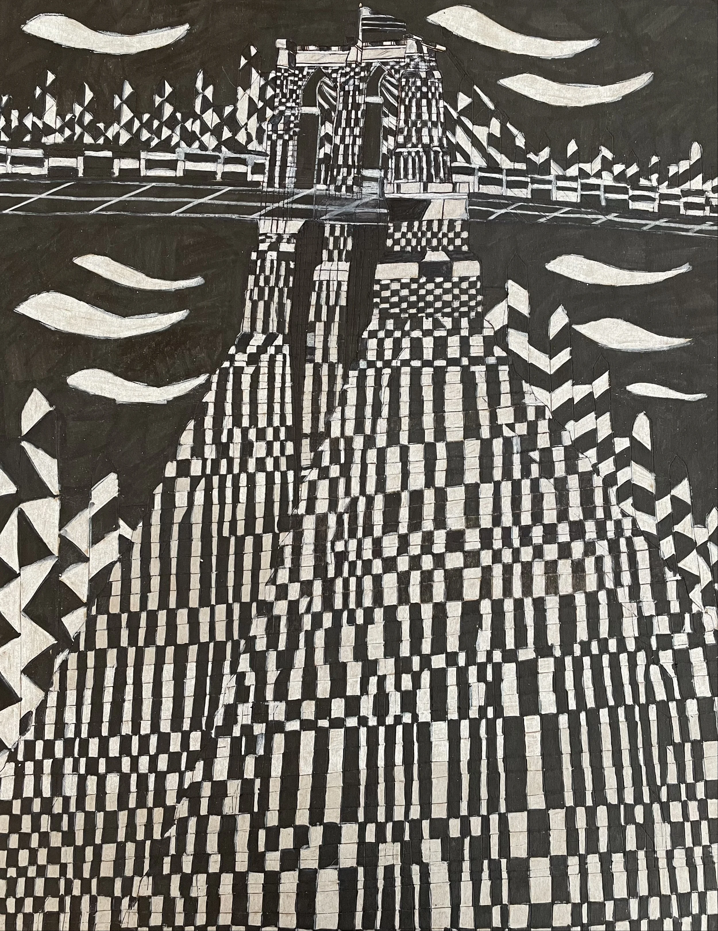 Robert Latchman
"Brooklyn Bridge Checkers 2"