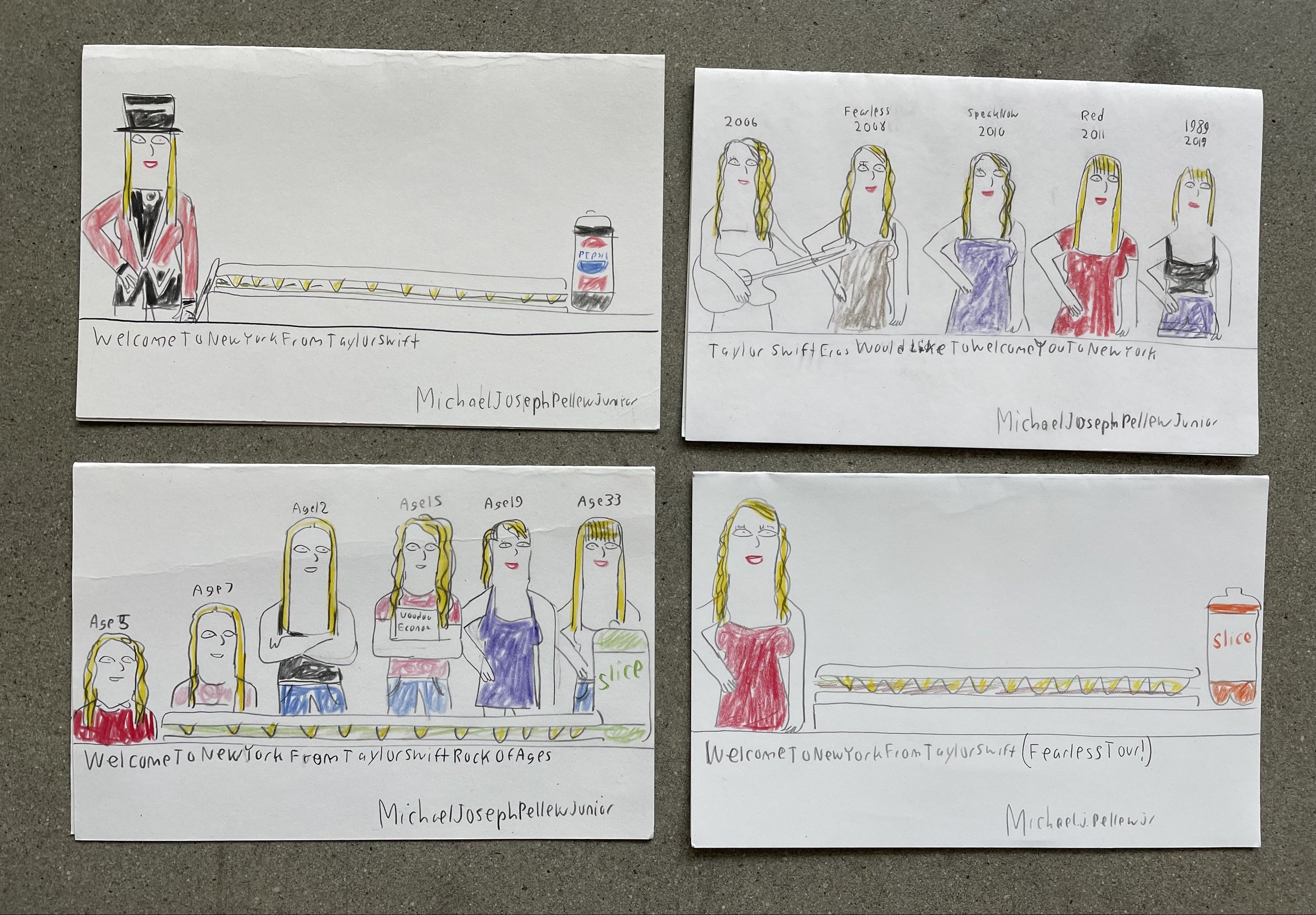 Michael Pellew 
"Taylor, Welcome to New York"