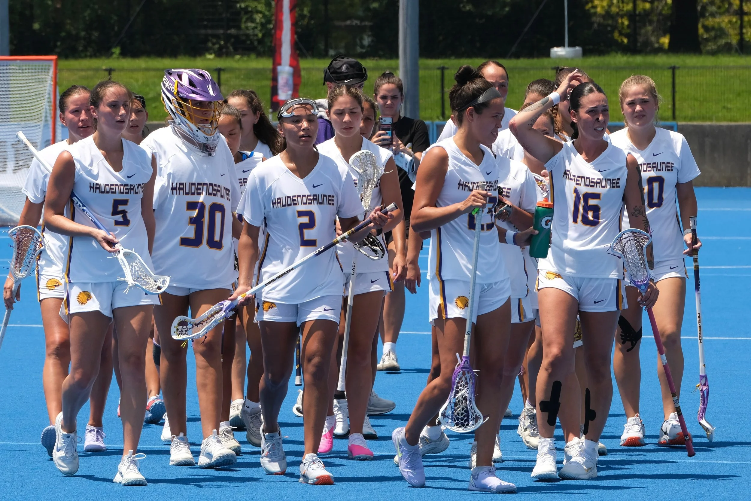 Haudenosaunee Outlasts Chinese Taipei 11-8 in Opening Round Slugfest at the 2026 World Lacrosse Women’s Championship; Garlow Leads with Five Goals.