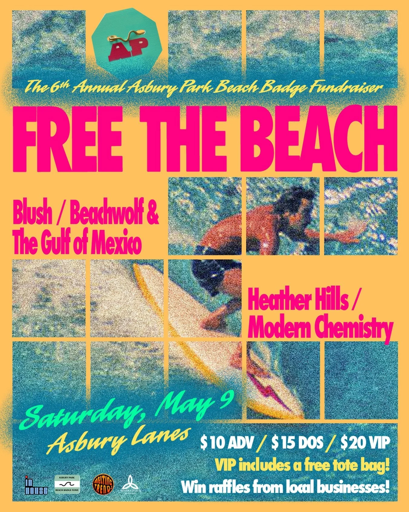 ANNOUNCING 📣 the 6th annual Asbury Park Beach Badge Fundraiser! 🏖️We're back and working hard to make sure every family in Asbury Park has safe and equal access to our beautiful beaches, regardless of financial barriers! Tickets 🎟️ available at th