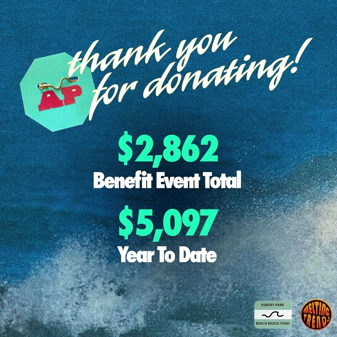 Small update from our annual benefit event 🌟 thanks to your generosity, we were able to provide badges to Asbury Park rec families, @kyds_nj campers and counselors, and assisted families via @trinitychurchap this summer