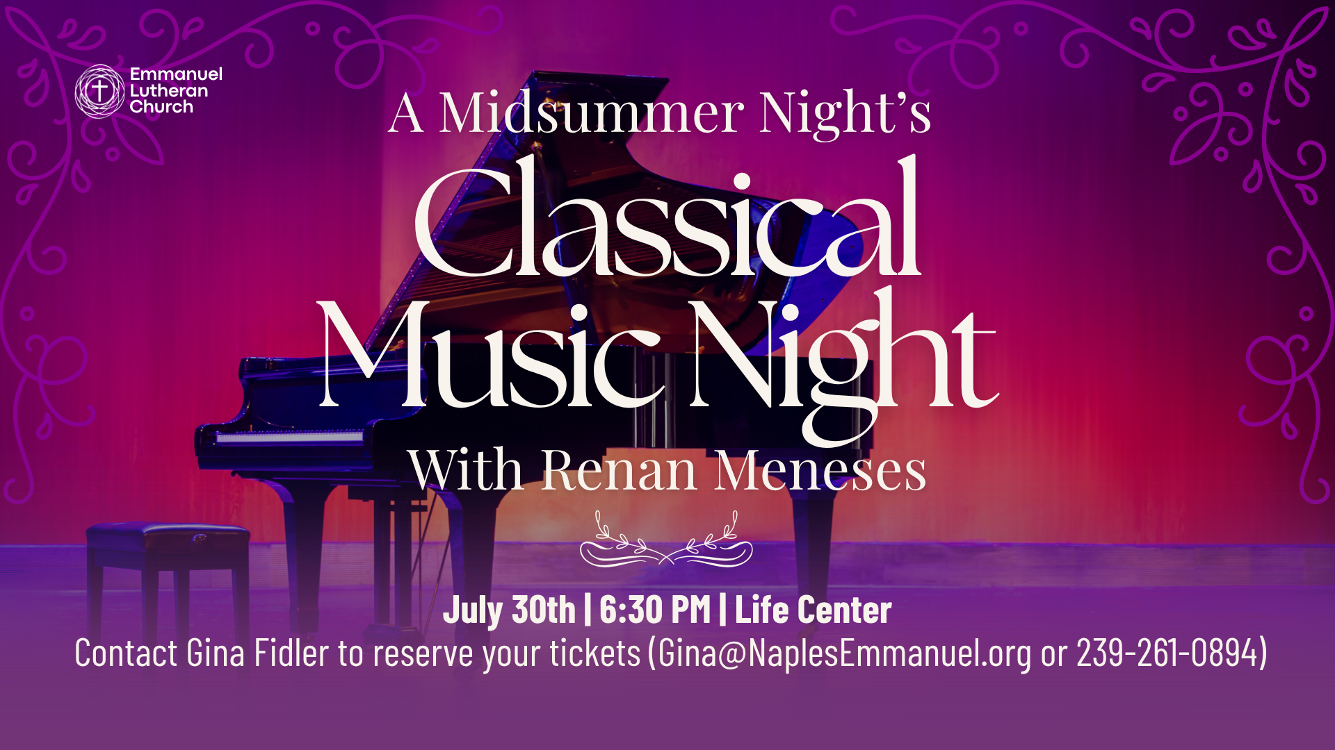 A Midsummer Night's Classical Evening with Renan Meneses