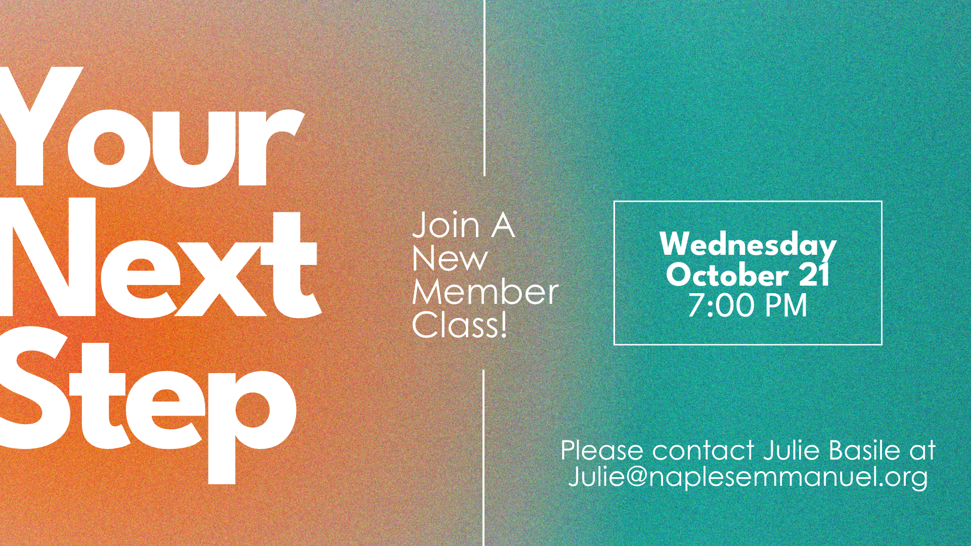 New Member Class