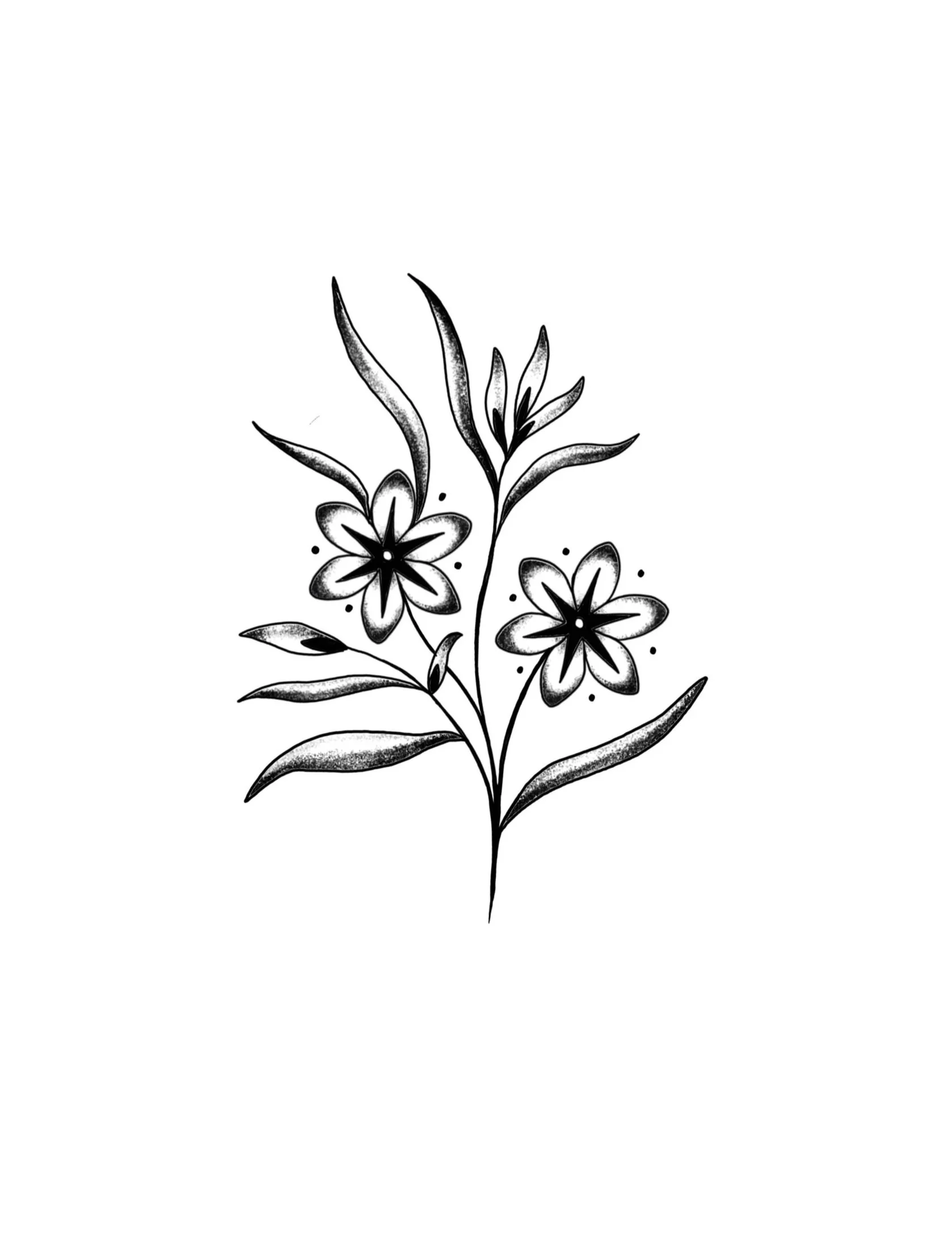 folky floral 5- repeatable