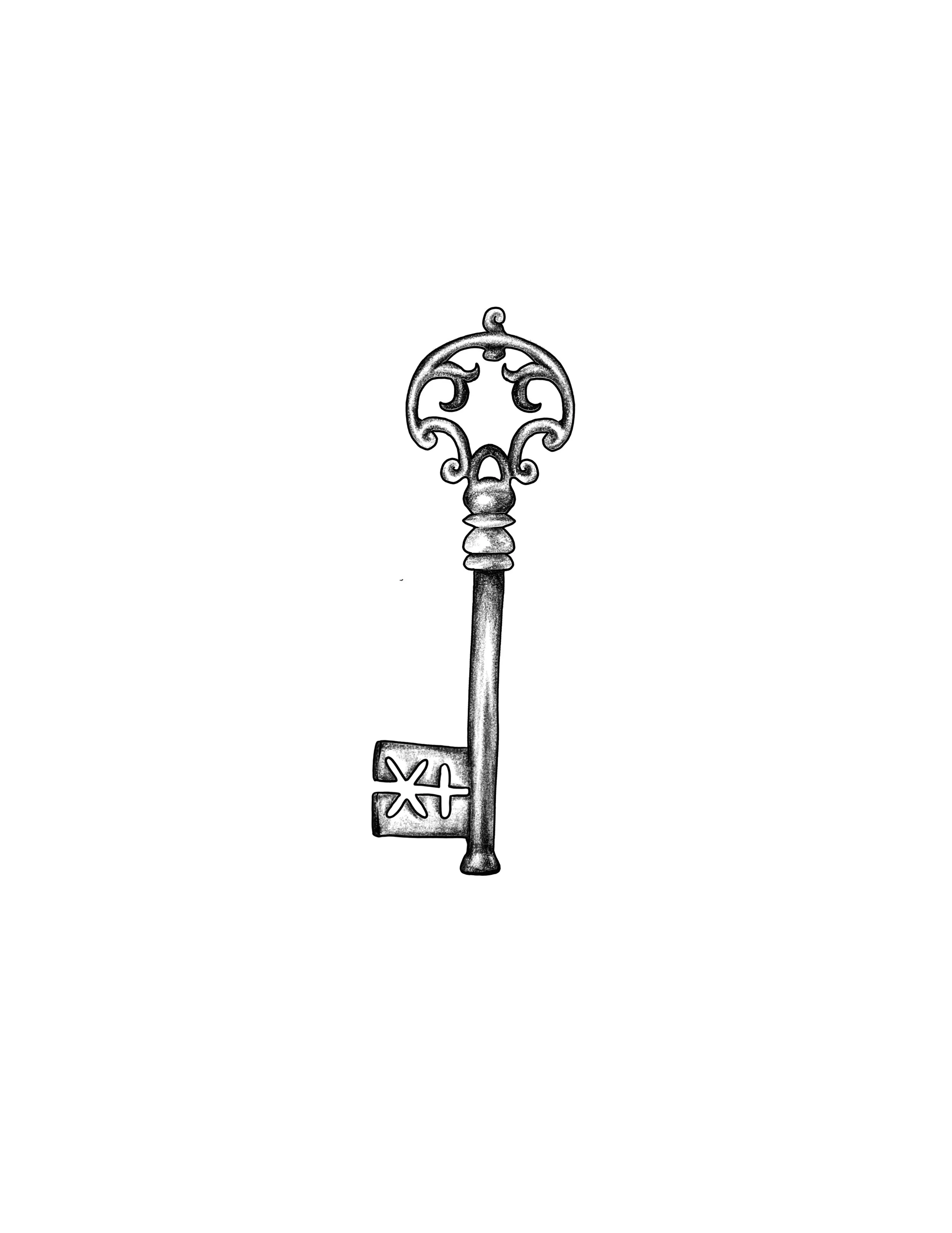 vintage key -repeatable
