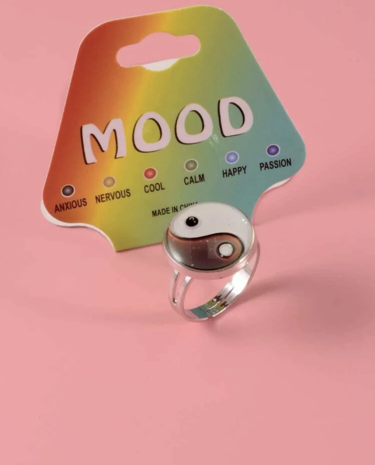 Peace sign mood ring best sale