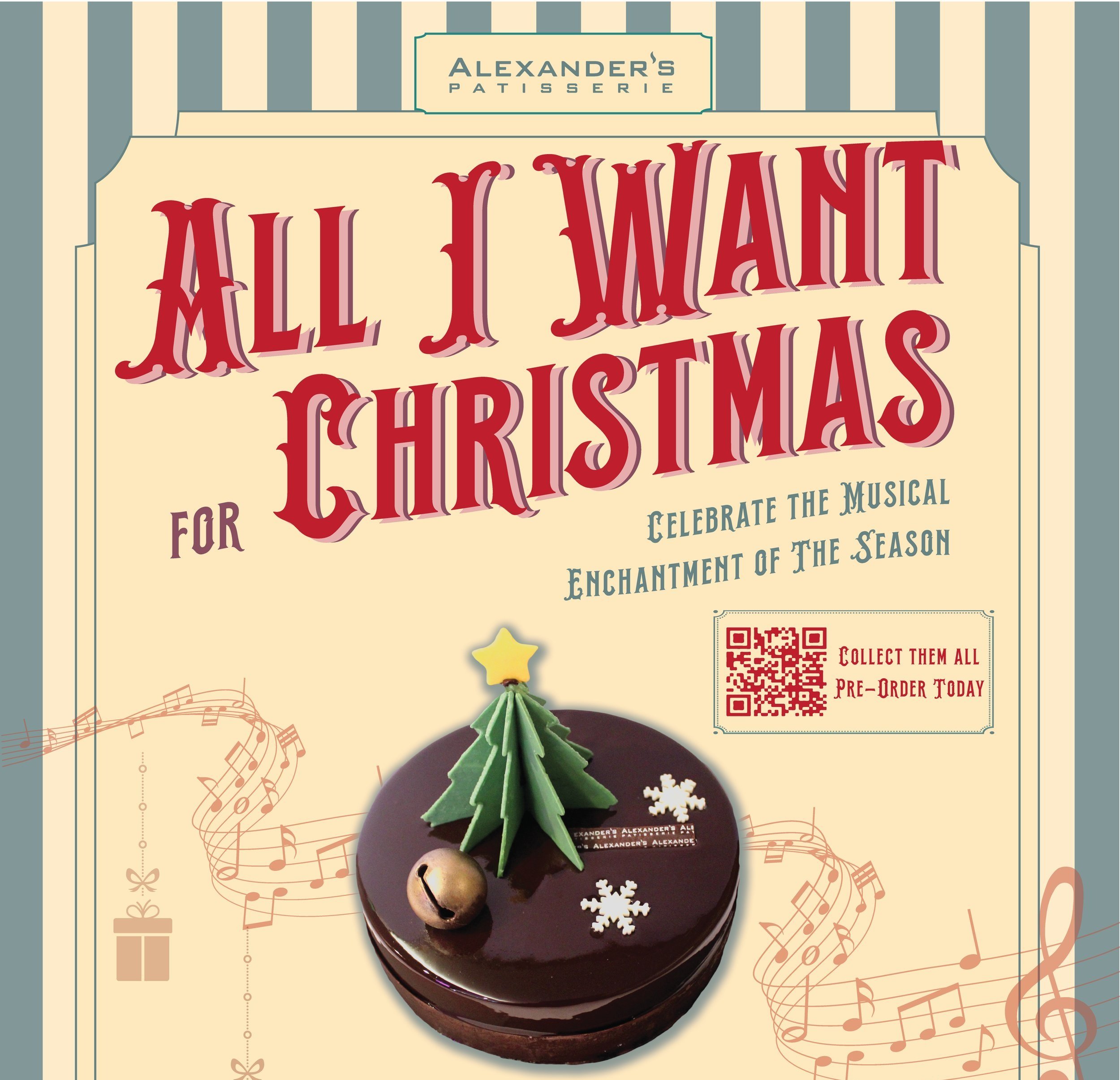 Alexander's Patisserie Christmas Poster