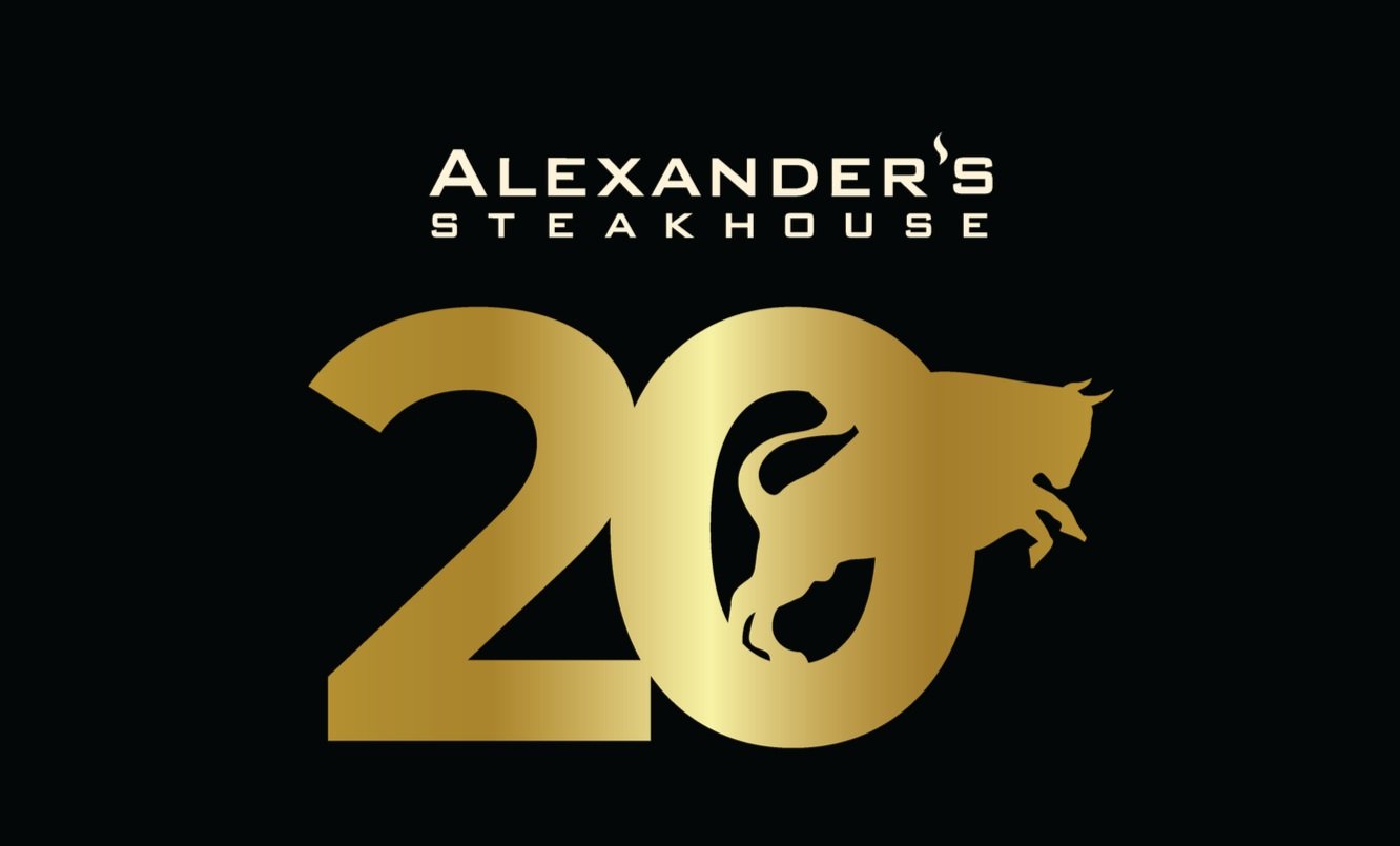 Alexander's Steakhouse 20th Year Anniversary Design