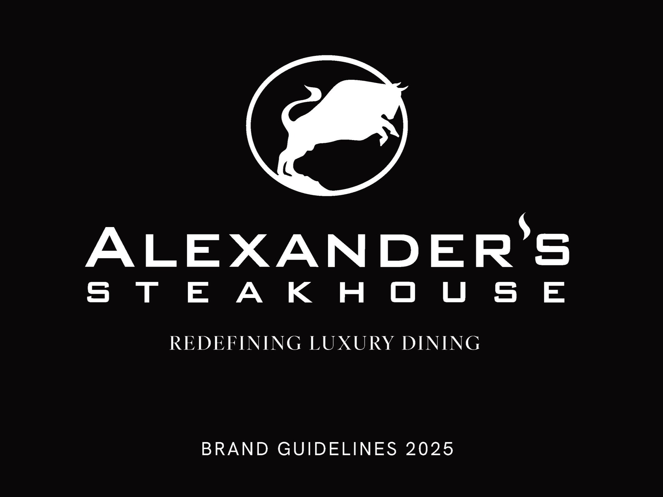 Alexander's Steakhouse Group Brand Book