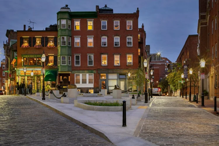 North Square, one of the oldest public squares in the United States