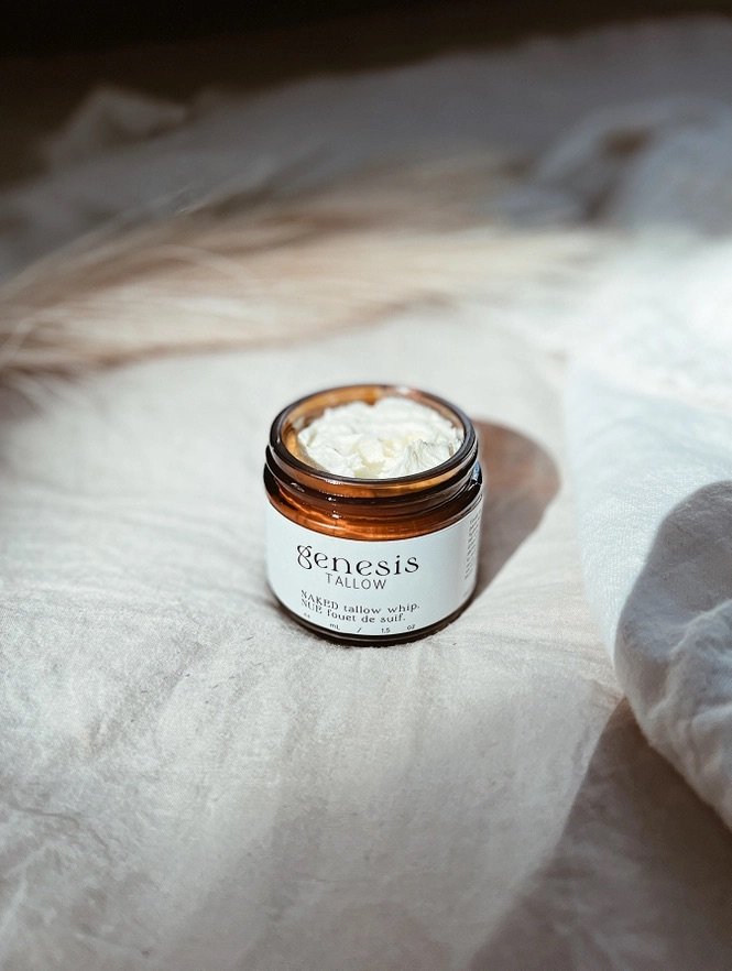  Genesis Tallow is grass-fed/finished Canadian tallow products to moisturize and promote healing for your skin. Genesis Tallow is all natural and non-toxic. 