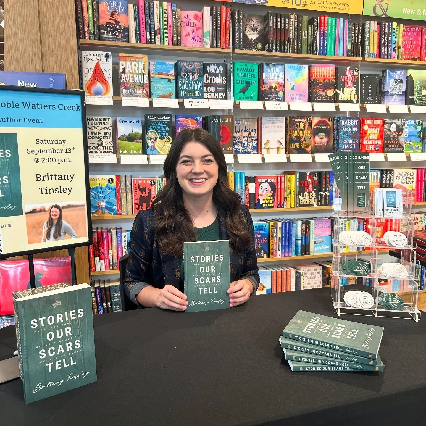 It has been six days since my book came out. By far, the best part of the last week has been YOU! 

On Saturday at my book signing I got to meet some of you in person after years of online interaction, hug some longtime friends, and meet some lovely 