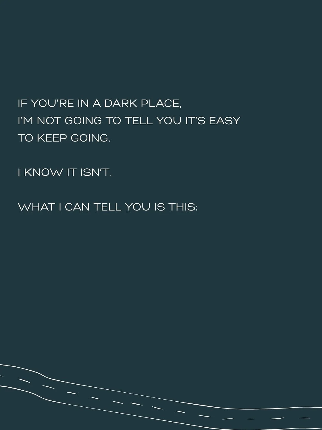 September is National Suicide Prevention Month. I&rsquo;m no stranger to thoughts that get darker than I&rsquo;d like to admit. Maybe you aren&rsquo;t, either. 

In the thick of it, it&rsquo;s almost impossible to imagine what you&rsquo;d miss if you