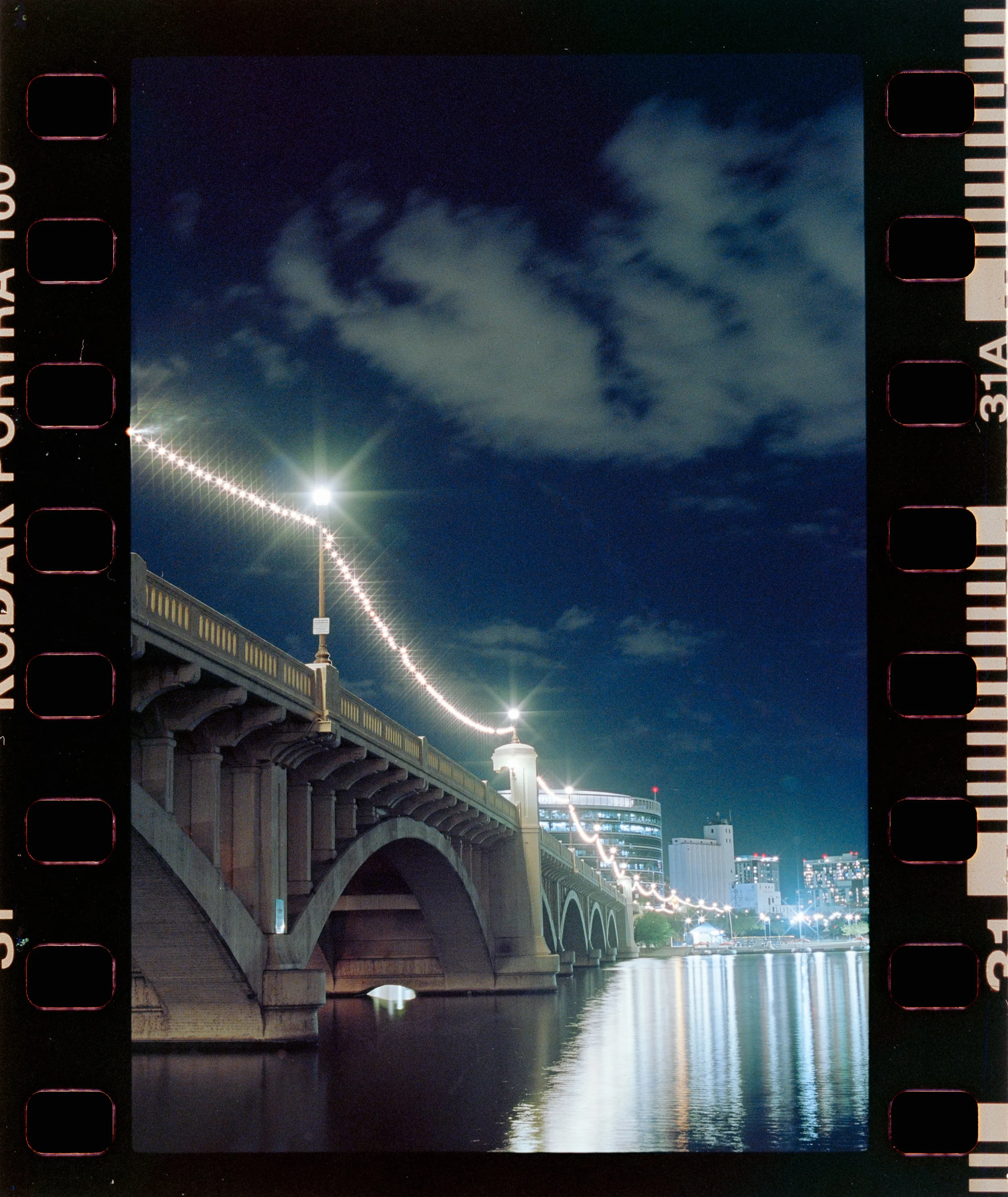 Kodak Portra 160 Tempe Town Lake Bridge
