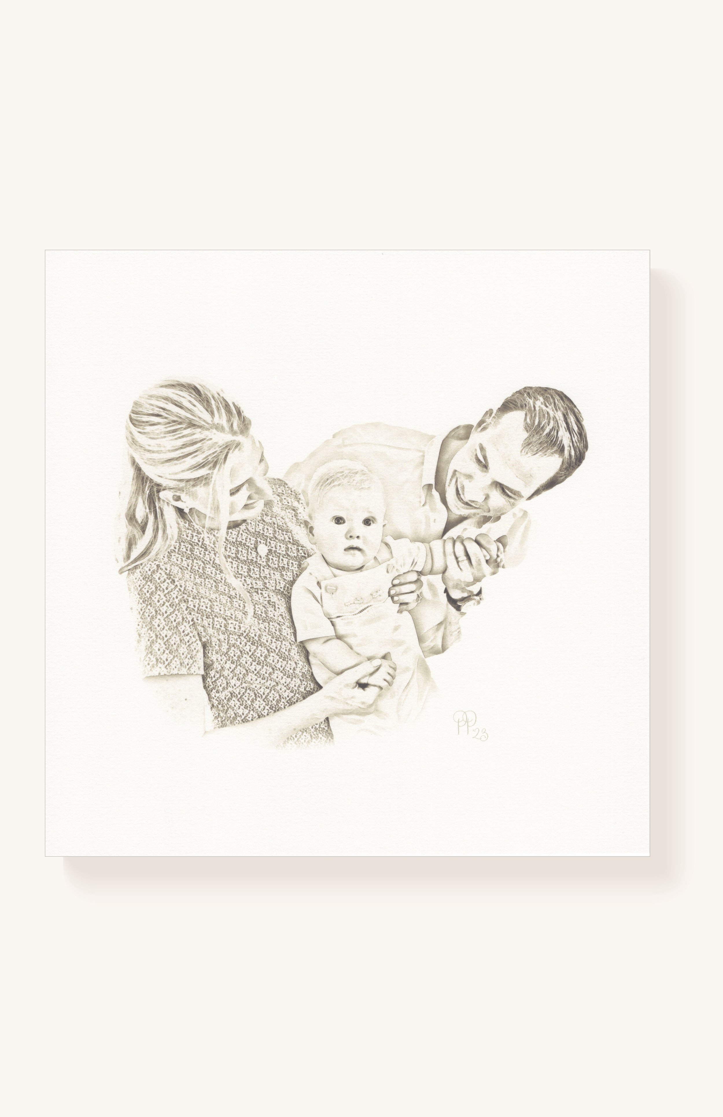 Group Portrait 8x8"