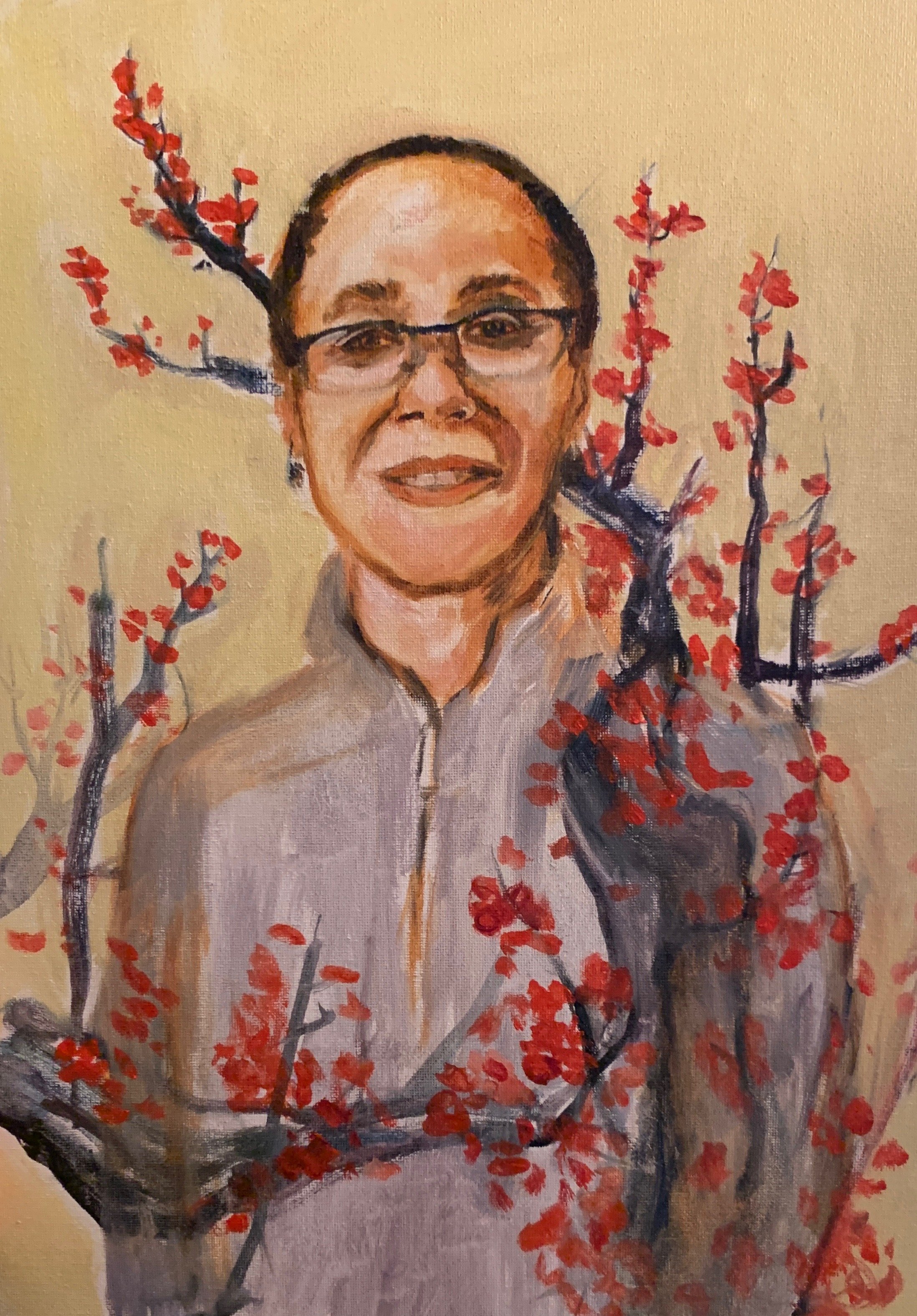 Meredith (Black Heroes of Chinatown). Oil on Canvas. 2020.