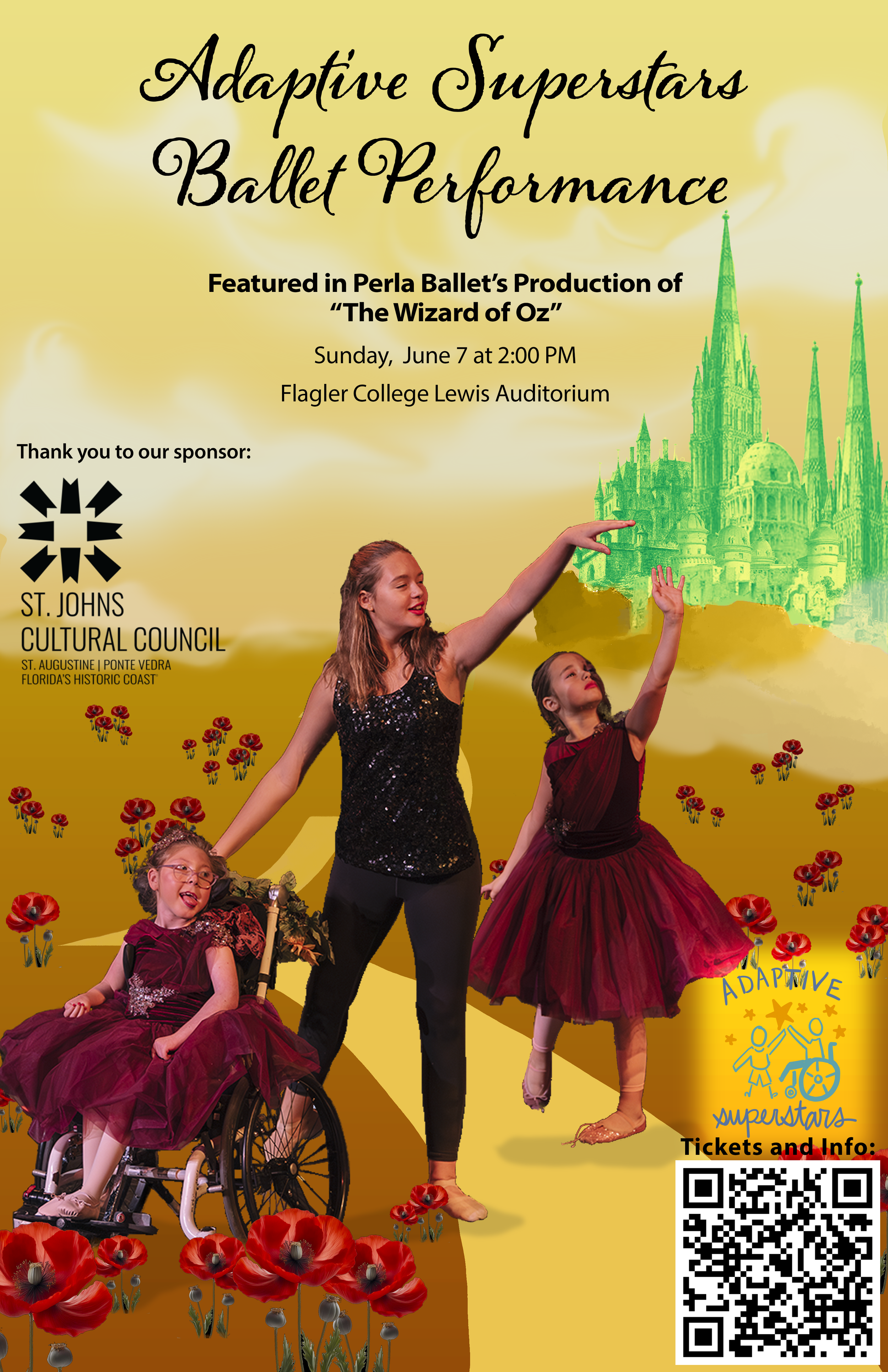 Ballet Class Performing at The Perla Ballet "The Wizard of Oz"