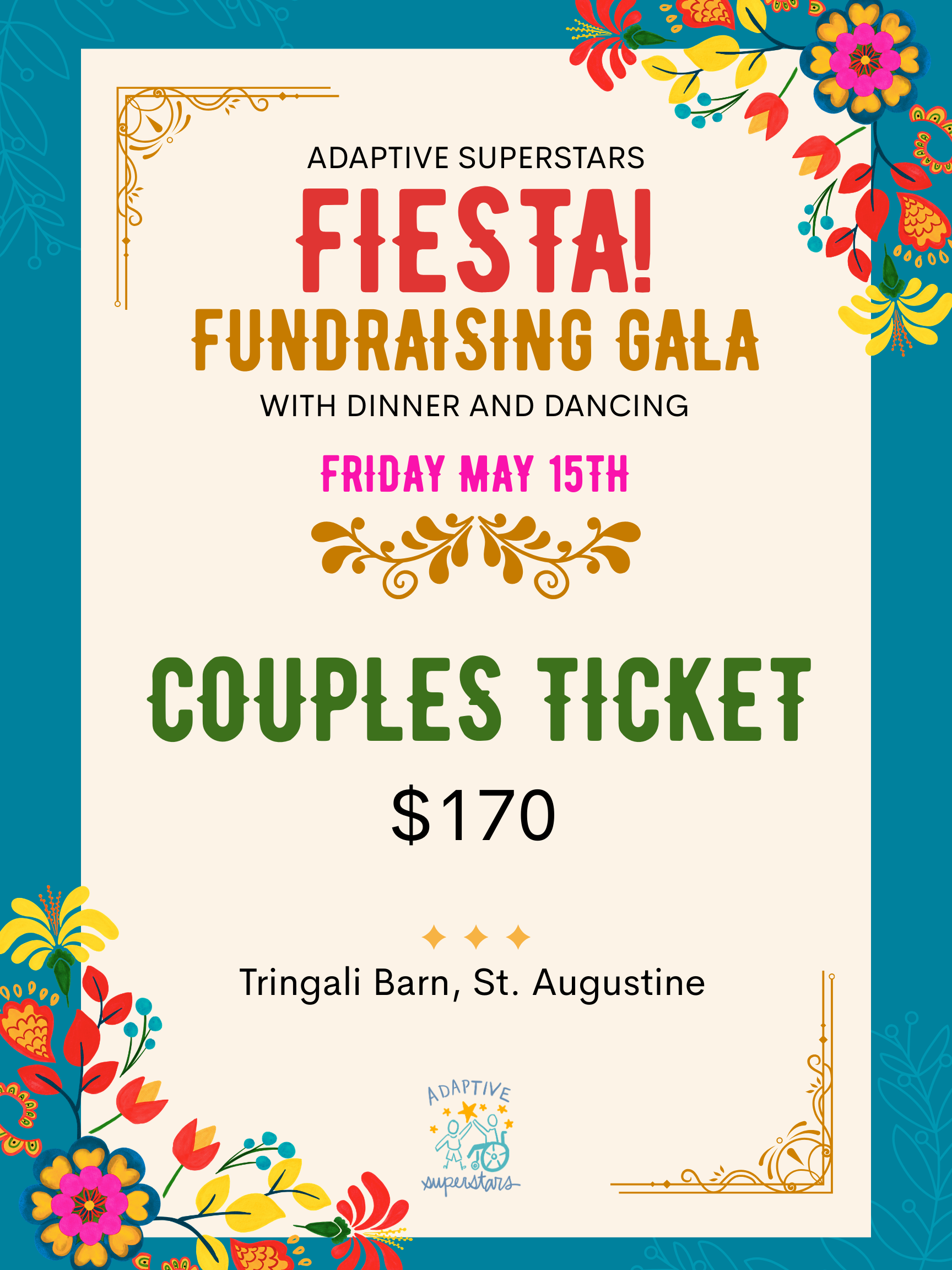 Couples Ticket- Fiesta Fundraising Gala