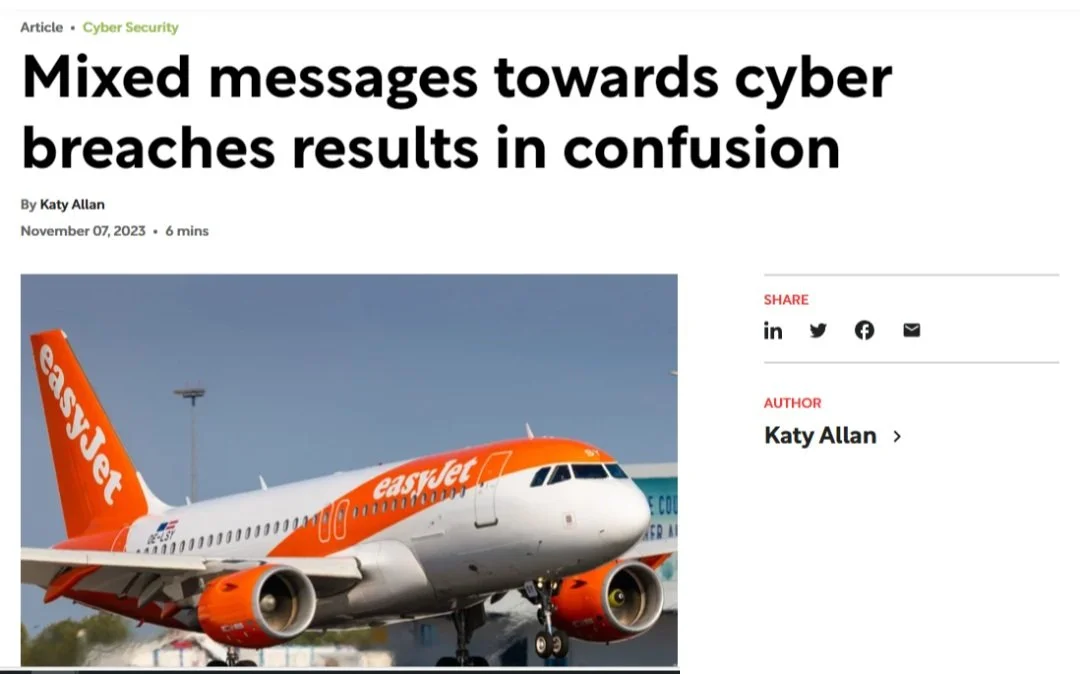 Mixed messages towards cyber breaches results in confusion