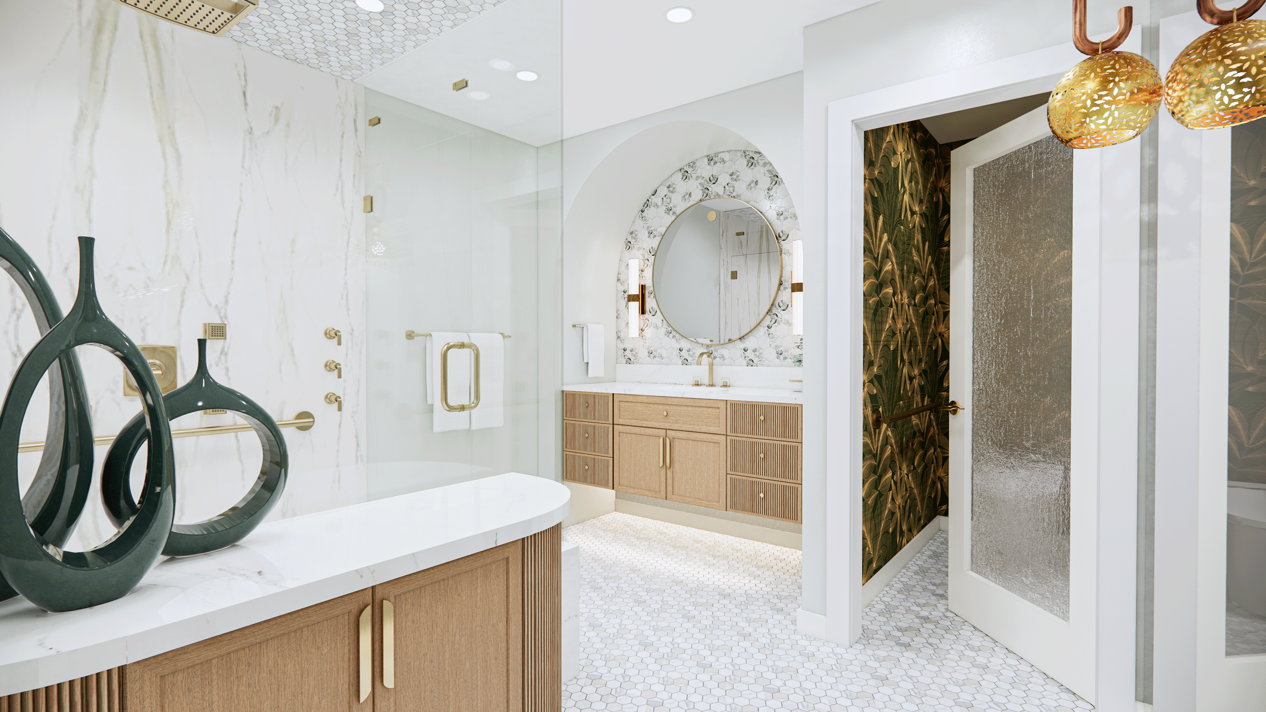 Interior Design by: Mandeville Canyon Design | 3D Rendering by: Theresa G Design