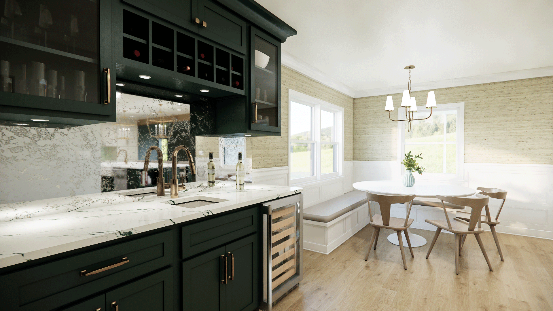 Interior Design by: Blush Design | 3D Rendering by: Theresa G Design