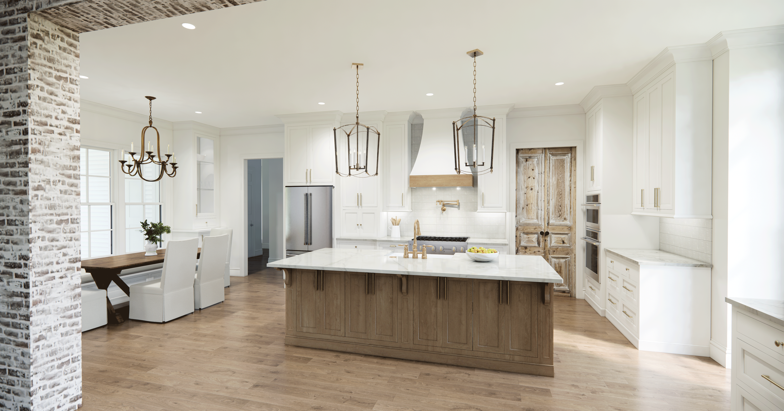 Interior Design by: April Guillory Design | 3D Rendering by: Theresa G Design