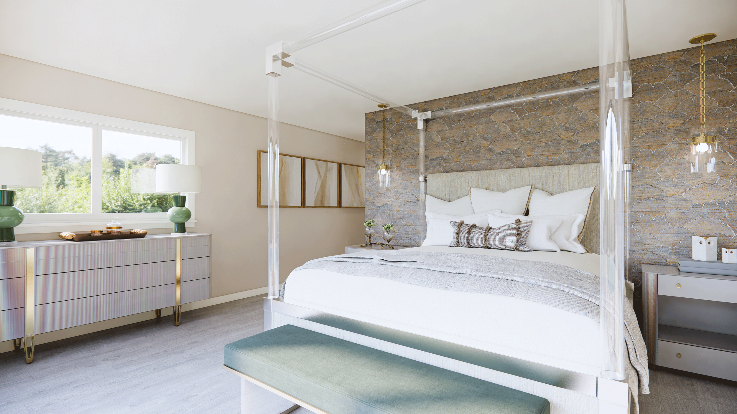 Interior Design by: Mandeville Canyon Design | 3D Rendering by: Theresa G Design